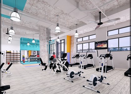 3D Models   -  SHOPS - BAR - Gym