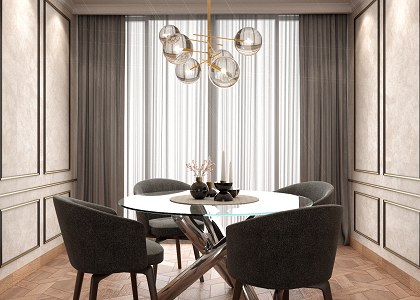 3D Models   -  DINING ROOM - Modern Dining Room