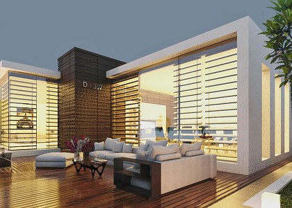 Modern Villa Design & VISOPT | main shot - Vray render by AHMED MOHAMED