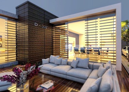 Modern Villa Design & VISOPT | closed shot -  Vray render by AHMED MOHAMED