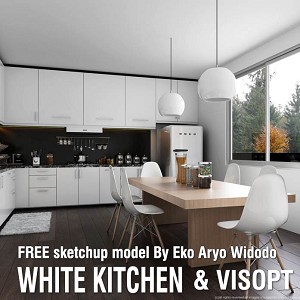 3D Models   -  KITCHEN - WHITE KITCHEN & VISOPT