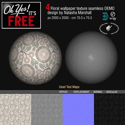 Freebies textures floral wallpaper and maps