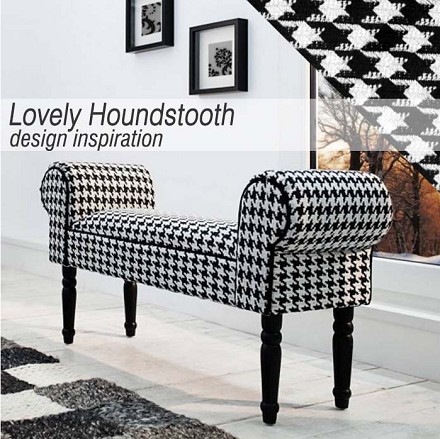 FURNISH WHIT HOUNDSTOOTH INSPIRATION TO DESIGN