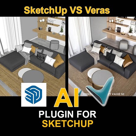 We tried using VERAS for SKETCHUP
