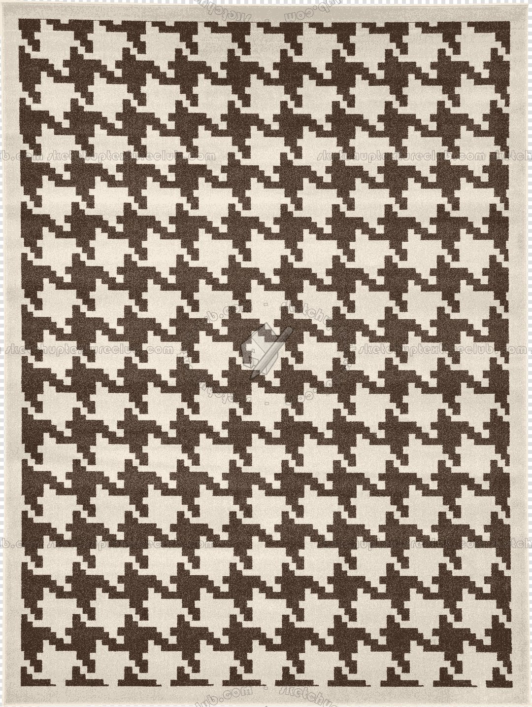 Cut out Houndstooth rugs pack textures 00031 - 11 - houndstooth-cut-out-rug-texture px 1080x1433
