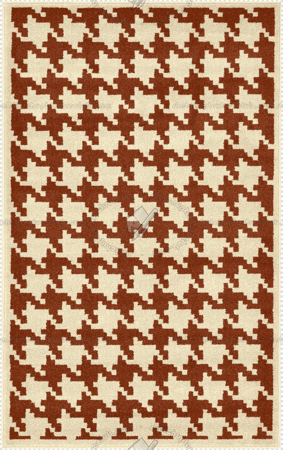 Cut out Houndstooth rugs pack textures 00031 - 13 - houndstooth-cut-out-rug-texture px 952x1512