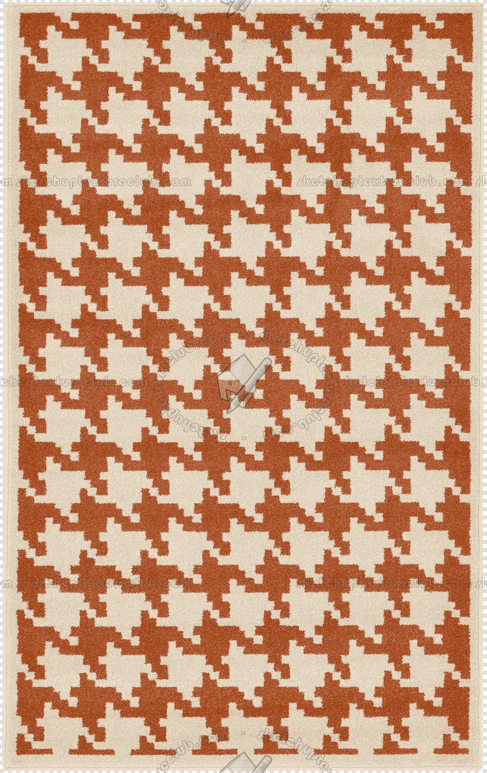 Cut out Houndstooth rugs pack textures 00031 - 15 - houndstooth-cut-out-rug-texture px 952x1512