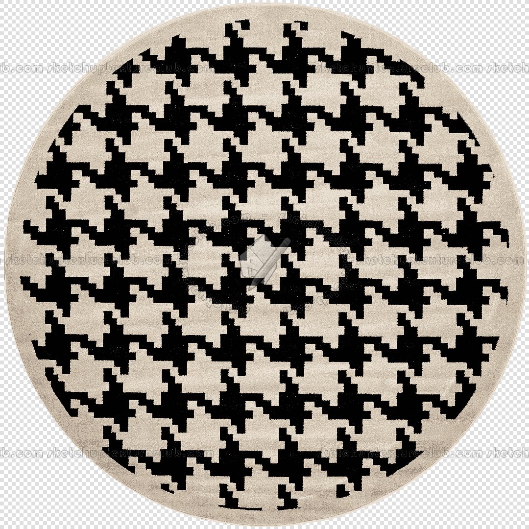 Cut out Houndstooth rugs pack textures 00031 - 17 - houndstooth-cut-out-rug-texture px 1080x1080