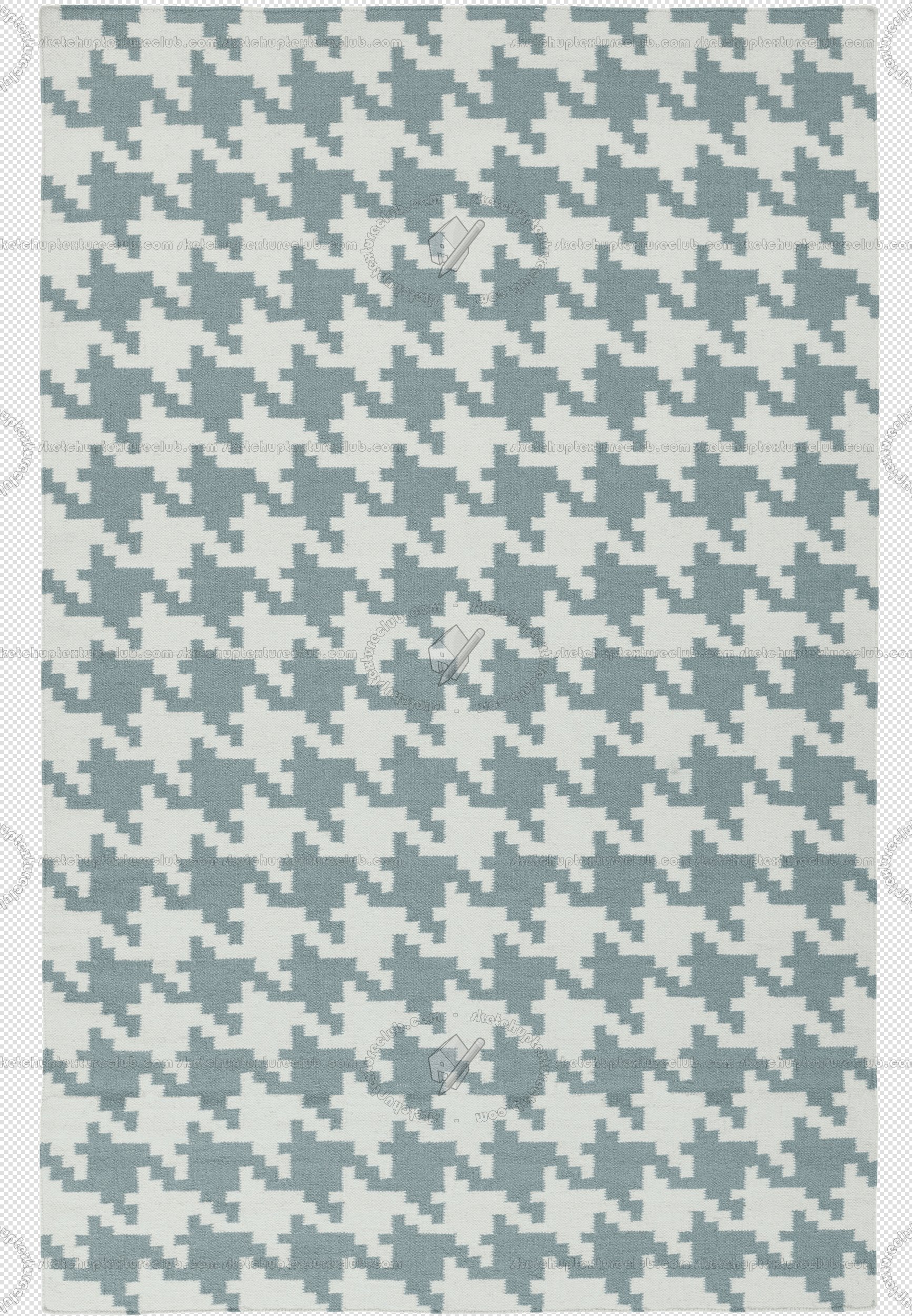 Cut out Houndstooth rugs pack textures 00031 - 2- houndstooth-cut-out-rug-texture px 1733x2500