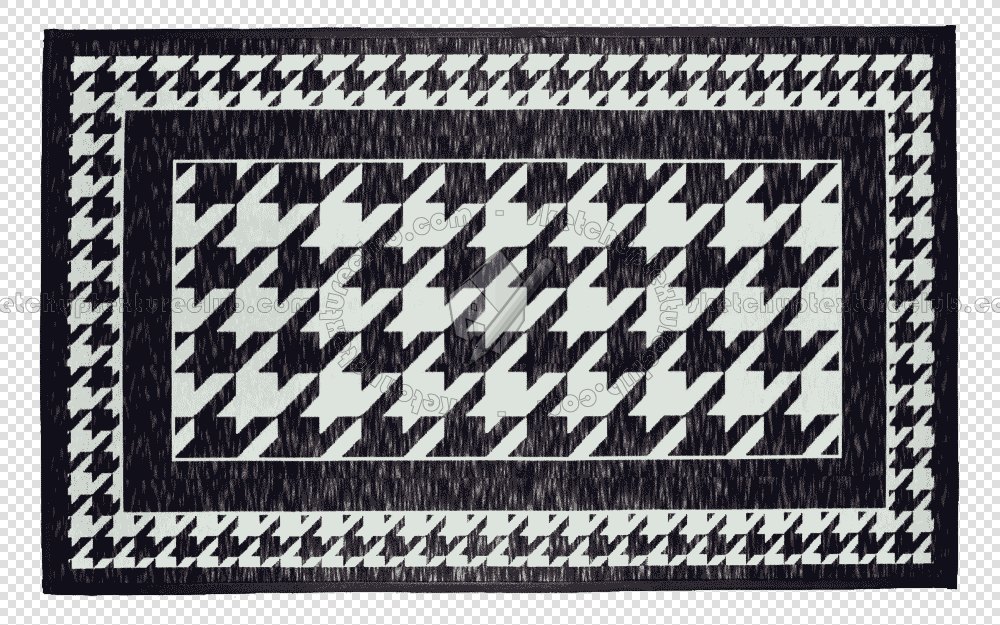 Cut out Houndstooth rugs pack textures 00031 - 24 -houndstooth-cut-out-rug-texture px 1000x625