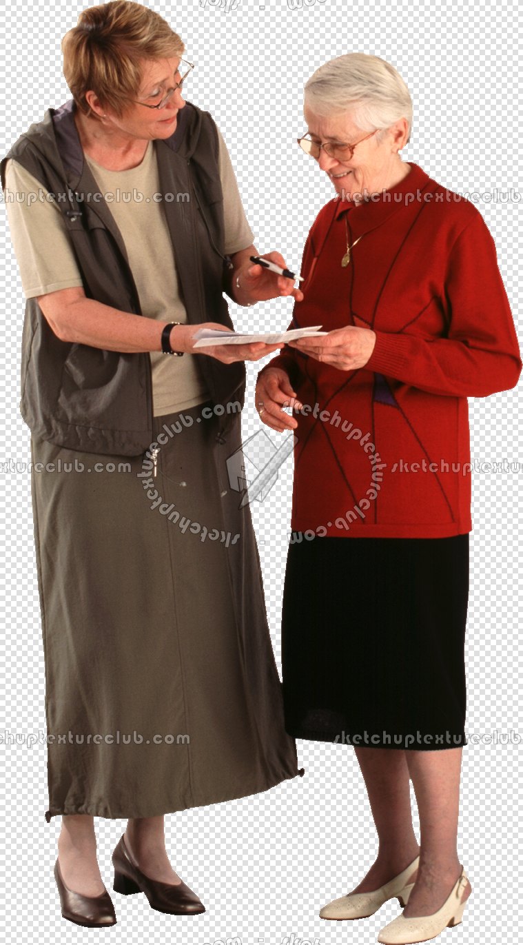 2D CUT OUT OLDER PEOPLE PACK 2 00025 - 2d cut out older people - pixel 759 x 1371