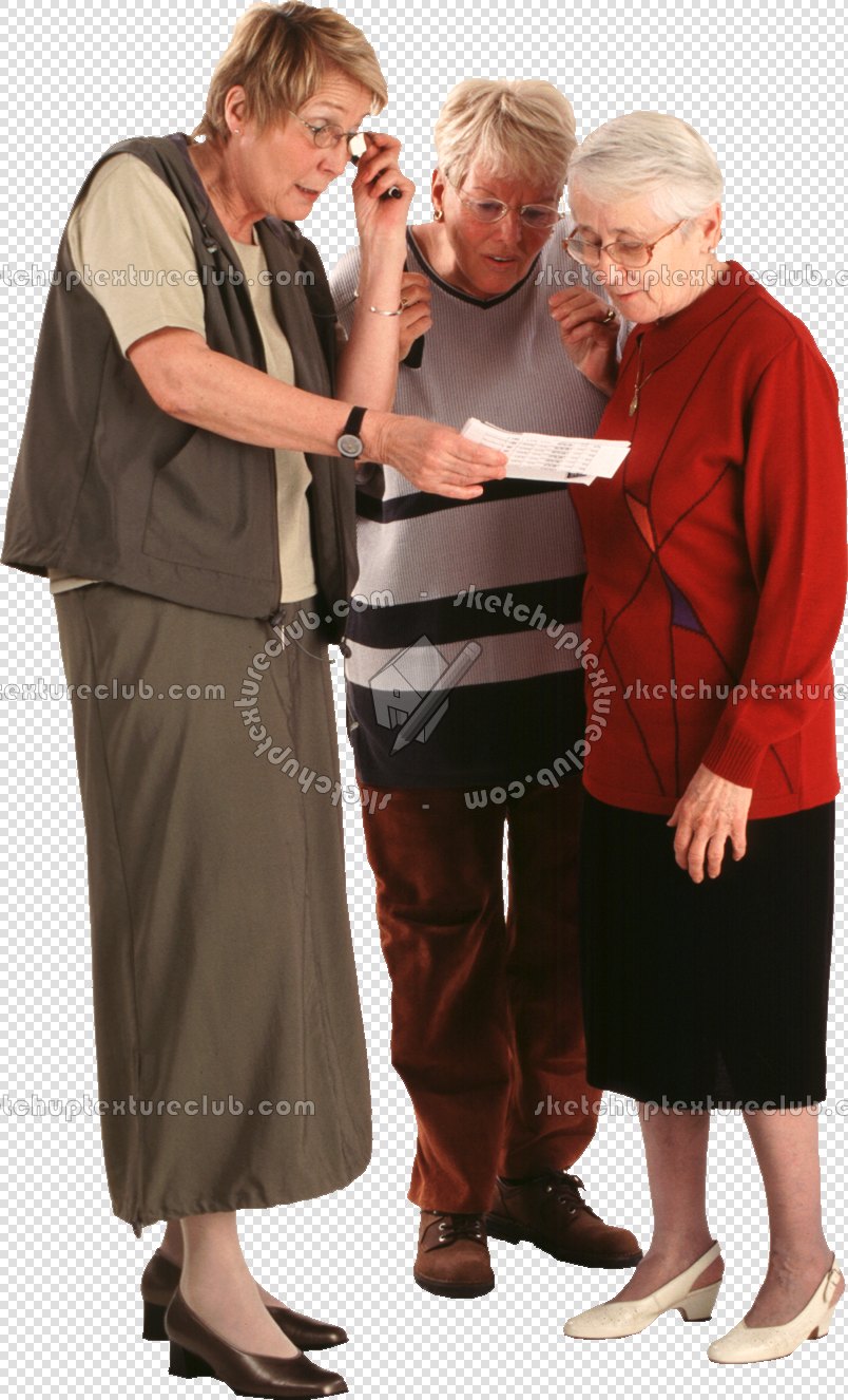2D CUT OUT OLDER PEOPLE PACK 2 00025 - 2d cut out older people - pixel 804 x 1326