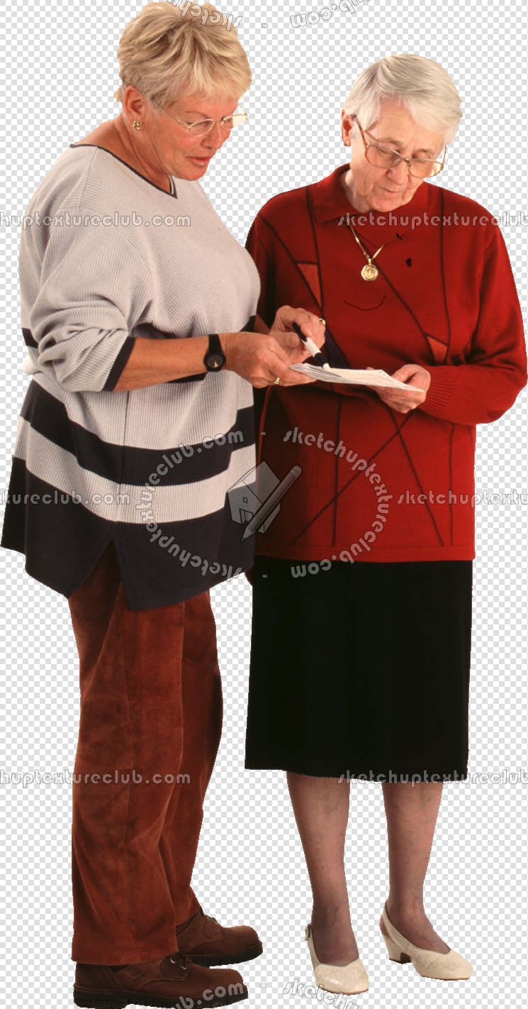 2D CUT OUT OLDER PEOPLE PACK 2 00025 - 2d cut out older people - pixel 745 x 1422