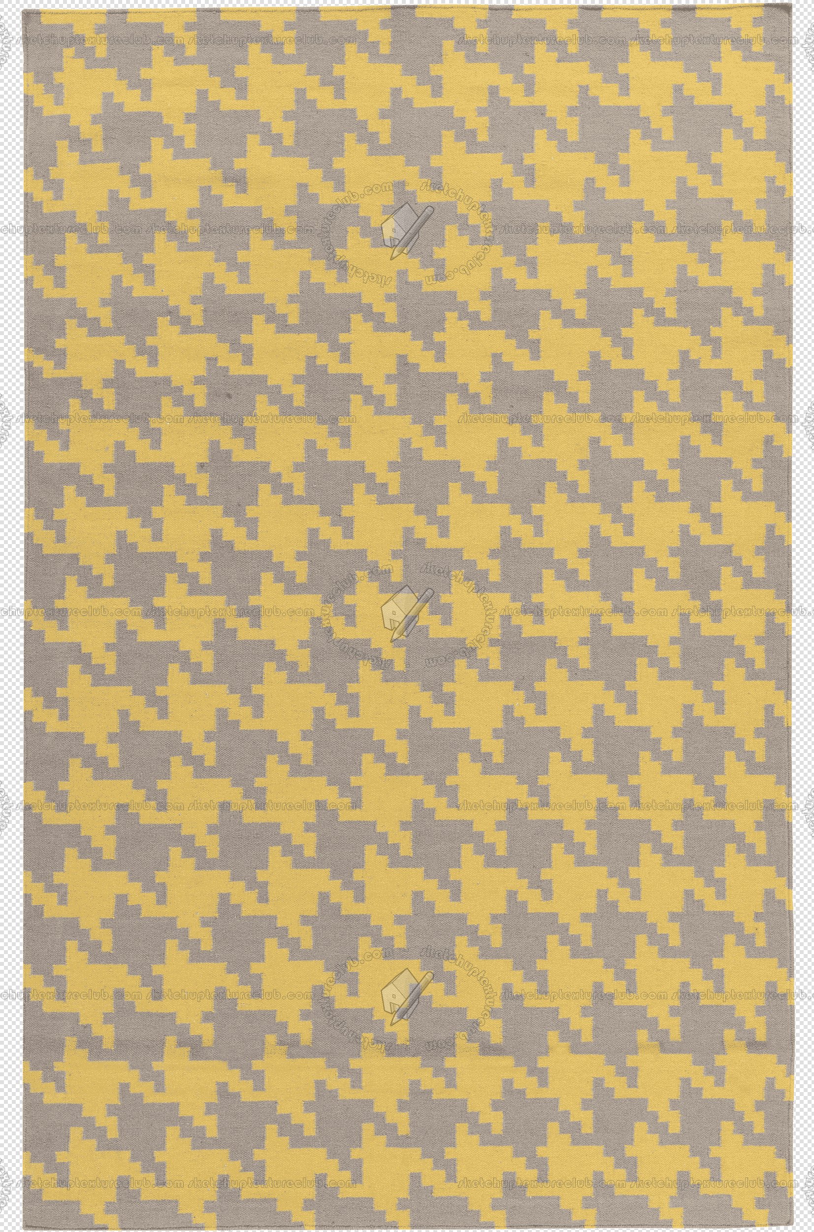 Cut out Houndstooth rugs pack textures 00031 - 5 - houndstooth-cut-out-rug-texture px 1653x2500