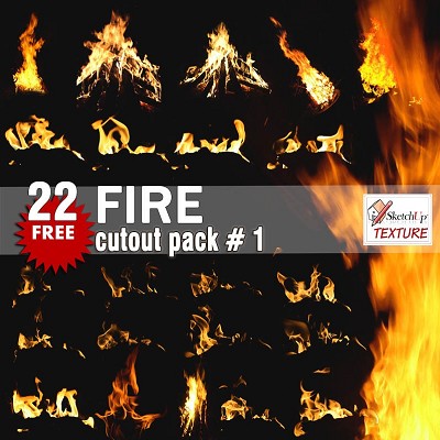 Packs   -  CUT OUT - FIRE cutout Pack #1 00053