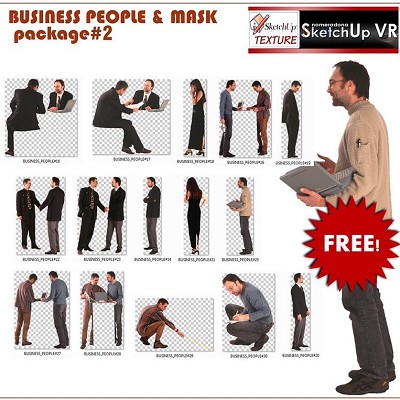Packs   -  CUT OUT - BUSINESS PEOPLE Package 2 00009