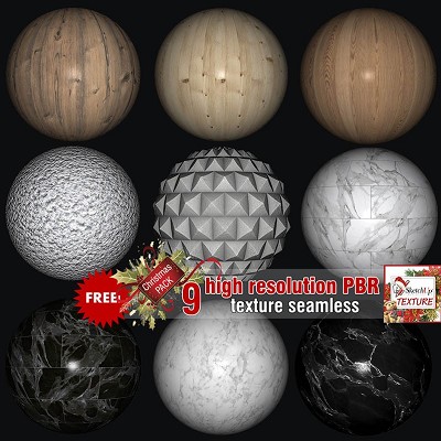 Packs   -  MIXED TEXTURES PACKAGES - Free PBR textures package Christmas 2019 00055