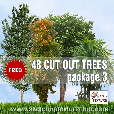 Packs   -  CUT OUT - CUT OUT TREES PACKAGE 3 00015