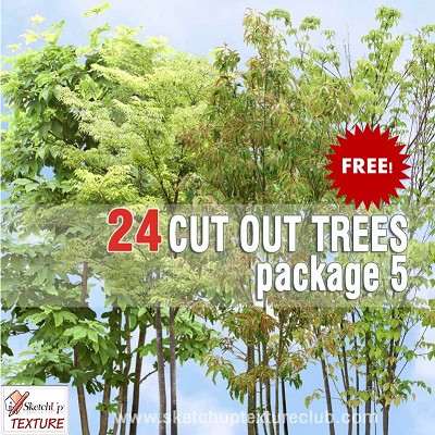 Packs  - CUT OUT TREES PACKAGE 5 00034