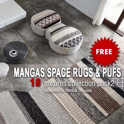 Packs   -   TEXTURES   -  Rugs - MANGAS RUGS & PUFS PACK 2 00038