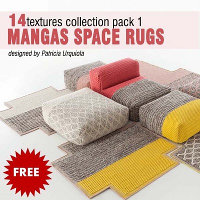 Packs   -  TEXTURES - MANGAS SPACE RUGS PACK 1 00037