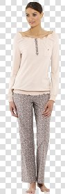 CUT OUT PEOPLE IN PAJAMAS PACK 4 00049 - cut out people in pajamas px 409 x 1209