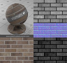 Bricks vray for sketchup Vismats Pack 2 00045 - 10 vismat bricks masonry_preview