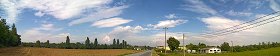 High Res panoramics sky premium pack 00028 - High resolution panoramic sky background with clouds and trees - pixel 10672 x 2151 -9.41 MB