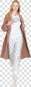 CUT OUT PEOPLE IN PAJAMAS PACK 4 00049 - cut out people in pajamas px 523 x 1429