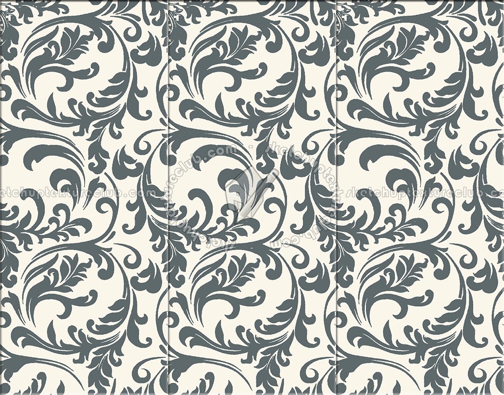 Textures   -   ARCHITECTURE   -   TILES INTERIOR   -   Coordinated themes  - Ceramic cream silver damask coordinated colors tiles texture seamless 13894 (seamless)