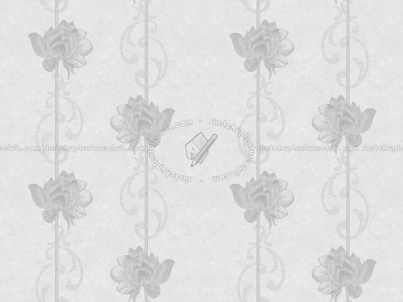 Textures   -   MATERIALS   -   WALLPAPER   -   Parato Italy   -   Nobile  - Flower nobile wallpaper by parato texture seamless 11449 - Bump