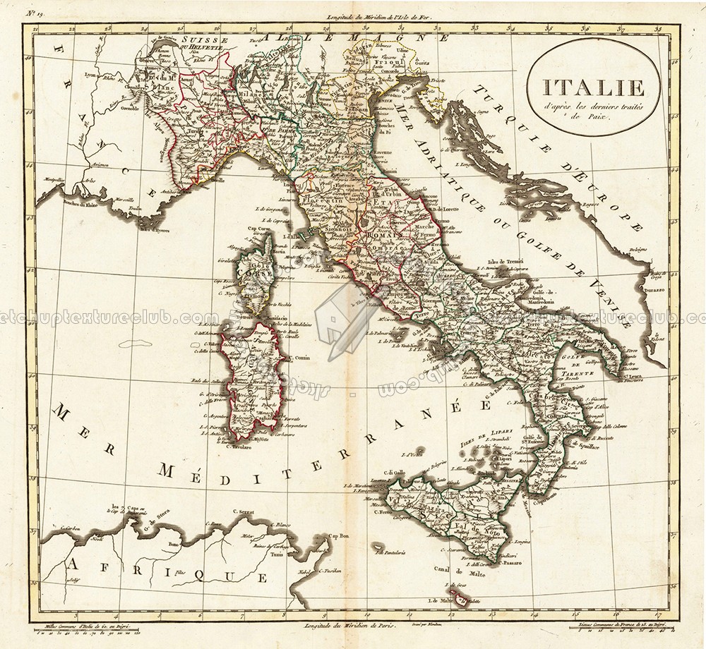 Textures   -   ARCHITECTURE   -   DECORATIVE PANELS   -   World maps   -   Vintage maps  - Interior decoration vintage map 03215