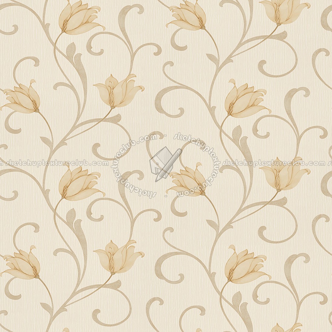 Textures   -   MATERIALS   -   WALLPAPER   -   Parato Italy   -   Elegance  - Lily wallpaper elegance by parato texture seamless 11328 (seamless)