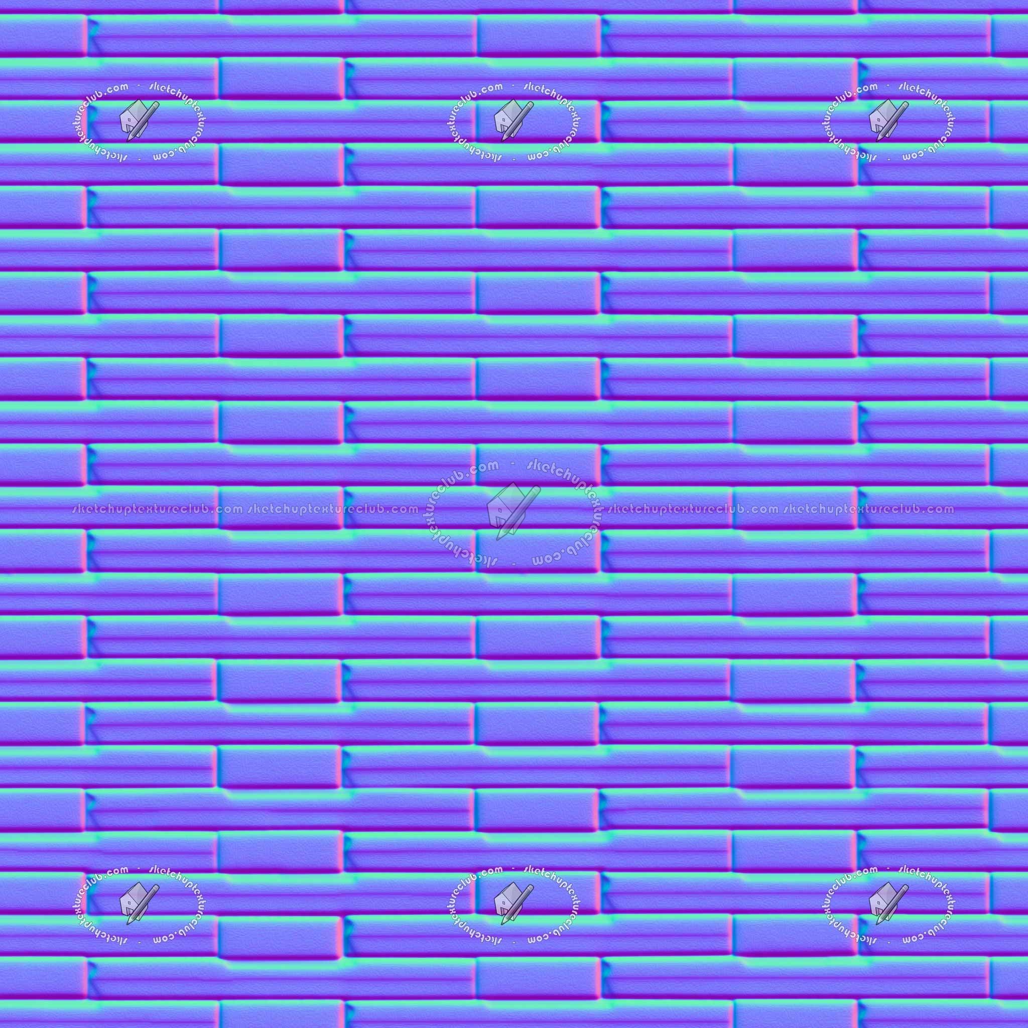 Textures   -   ARCHITECTURE   -   WALLS TILE OUTSIDE  - Outside ceramics wall cladding texture seamless 21286 - Normal