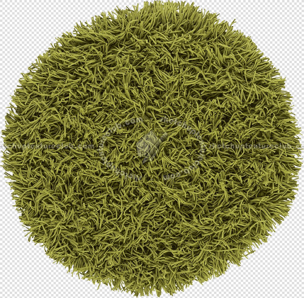 Textures   -   MATERIALS   -   RUGS   -   Round rugs  - Round long pile rug texture 19952