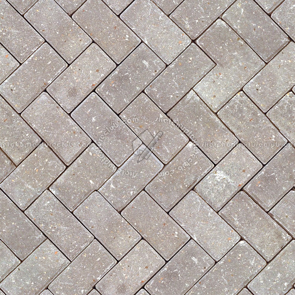 Stone Paving Outdoor Herringbone Texture Seamless 06508