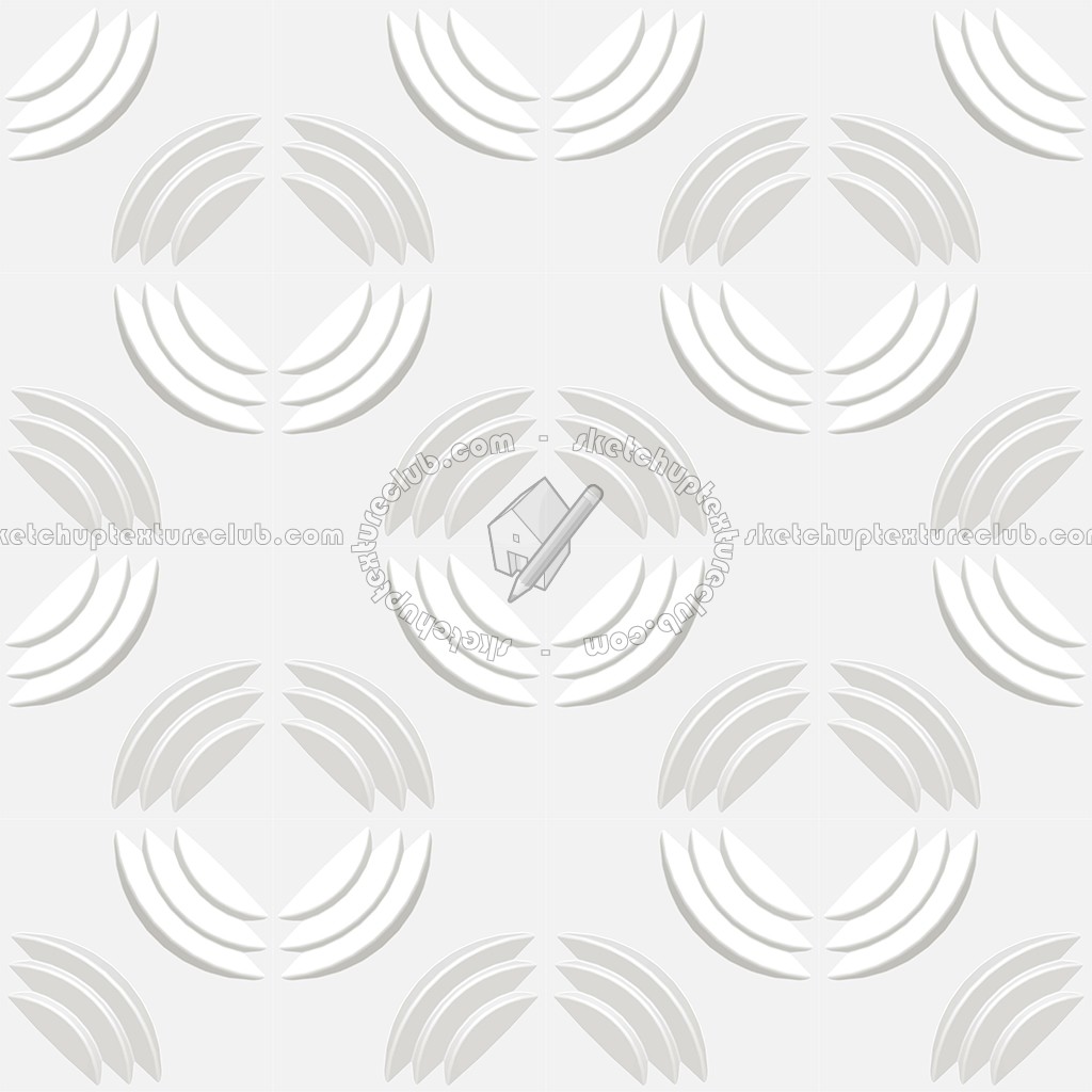 Textures   -   ARCHITECTURE   -   DECORATIVE PANELS   -   3D Wall panels   -   White panels  - White interior 3D wall panel texture seamless 02928 (seamless)