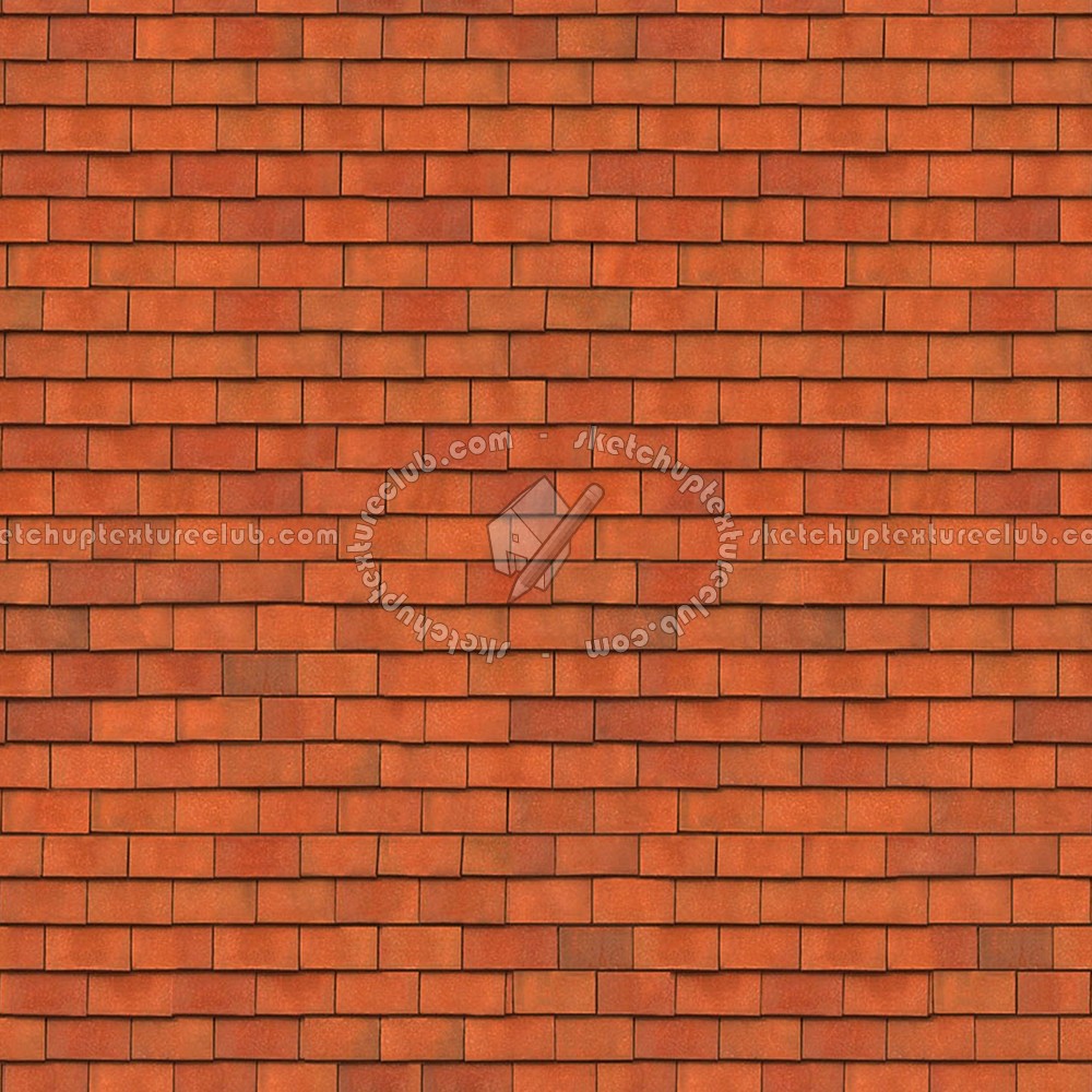 Textures - ARCHITECTURE - ROOFINGS - Flat roofs - Bavent flat clay roof tiles texture seamless 03520 (seamless)