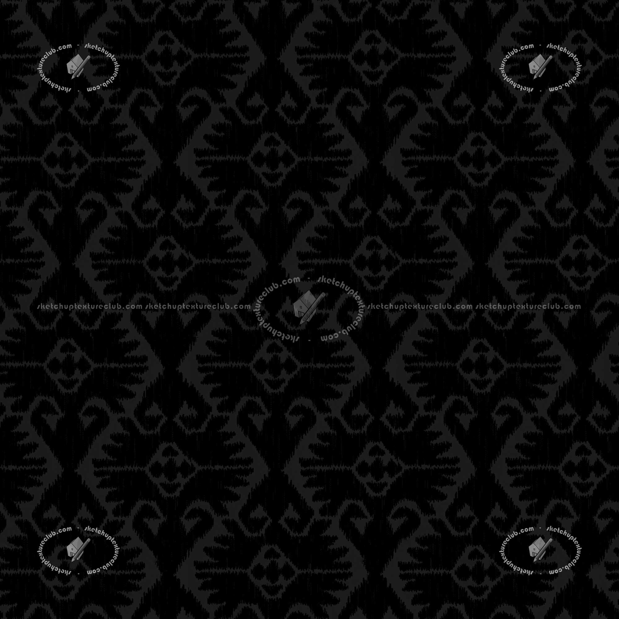 Textures   -   MATERIALS   -   FABRICS   -   Geometric patterns  - Blue covering fabric geometric jacquard texture seamless 20938 - Specular