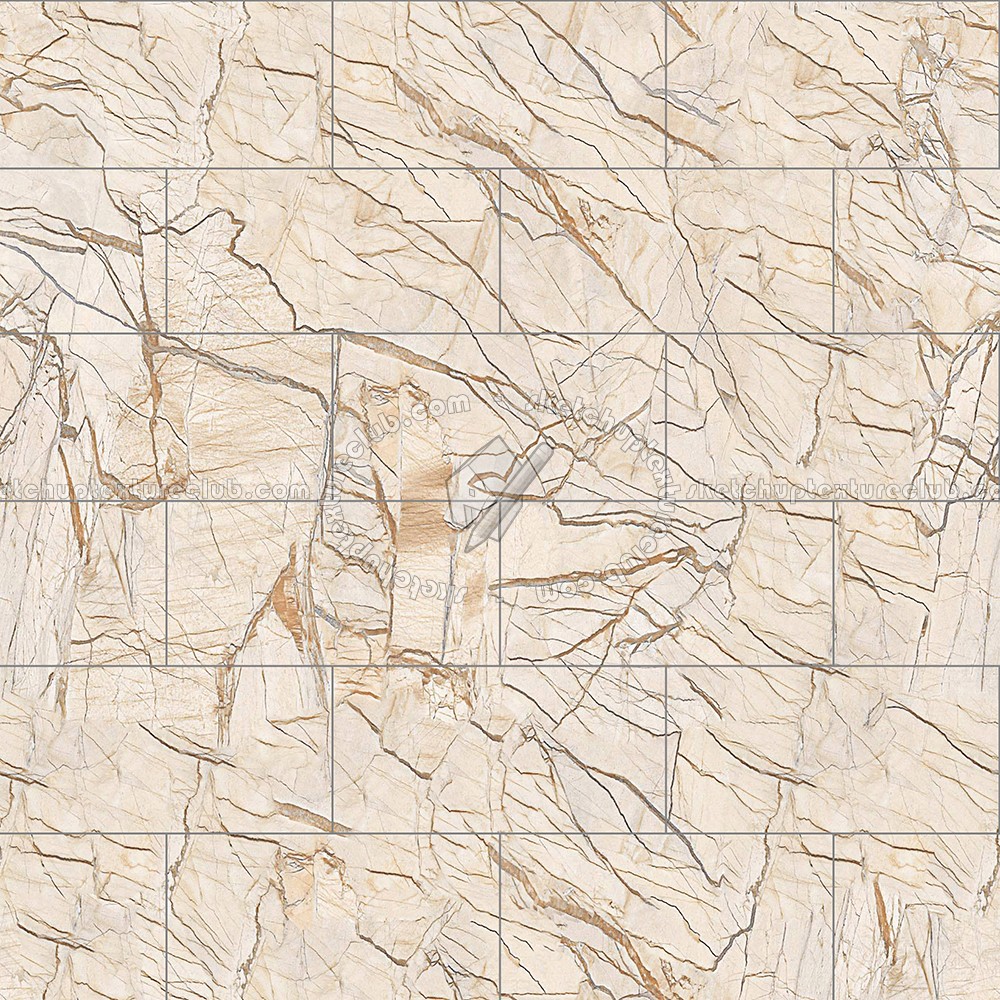 Textures   -   ARCHITECTURE   -   TILES INTERIOR   -   Marble tiles   -   Cream  - Cream marble tile texture seamless 14251 (seamless)