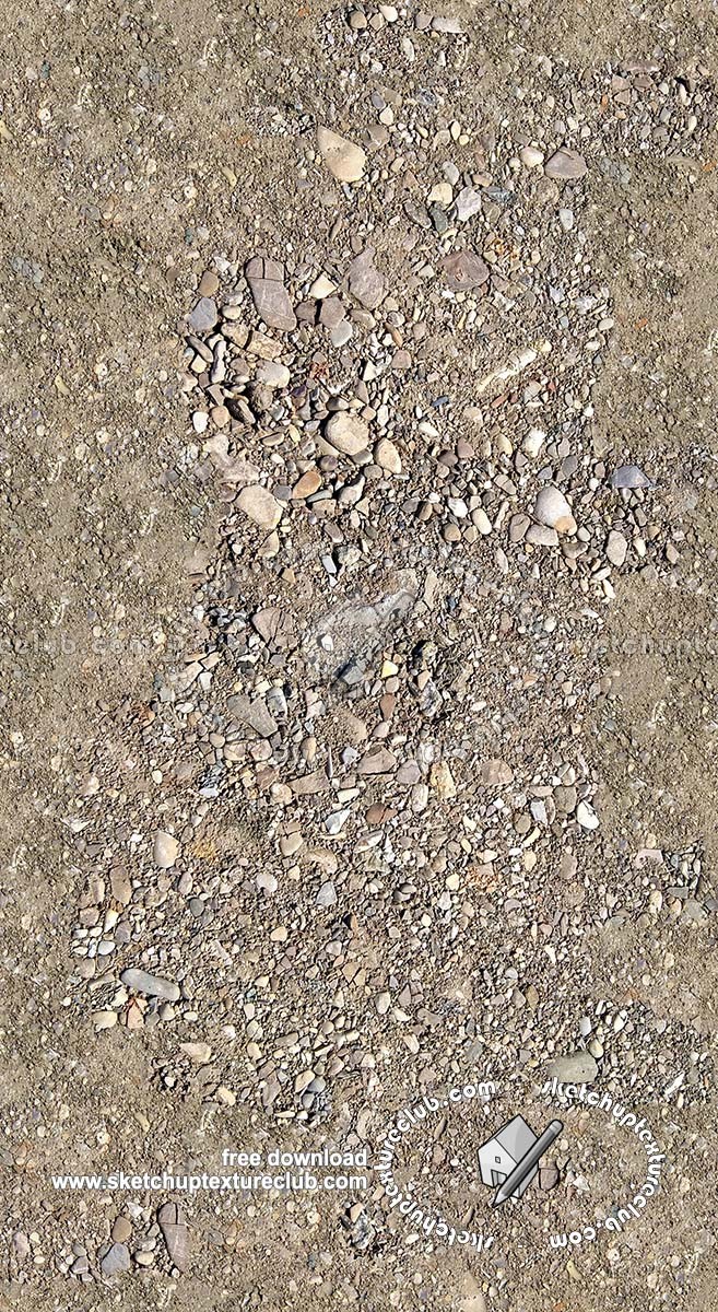 Textures   -   ARCHITECTURE   -   ROADS   -   Dirt Roads  - Dirt road with stones texture seamless 20455 (seamless)
