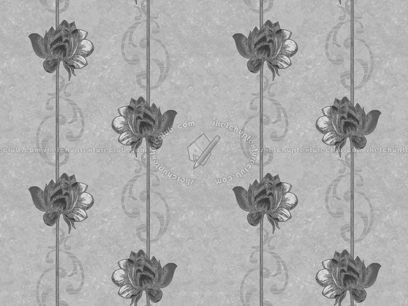 Textures   -   MATERIALS   -   WALLPAPER   -   Parato Italy   -   Nobile  - Flower nobile wallpaper by parato texture seamless 11450 - Reflect