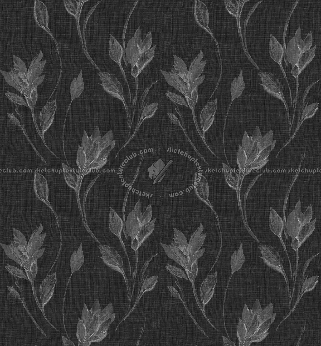Textures   -   MATERIALS   -   WALLPAPER   -   Parato Italy   -   Immagina  - Flower wallpaper immagina by parato texture seamless 11373 - Bump