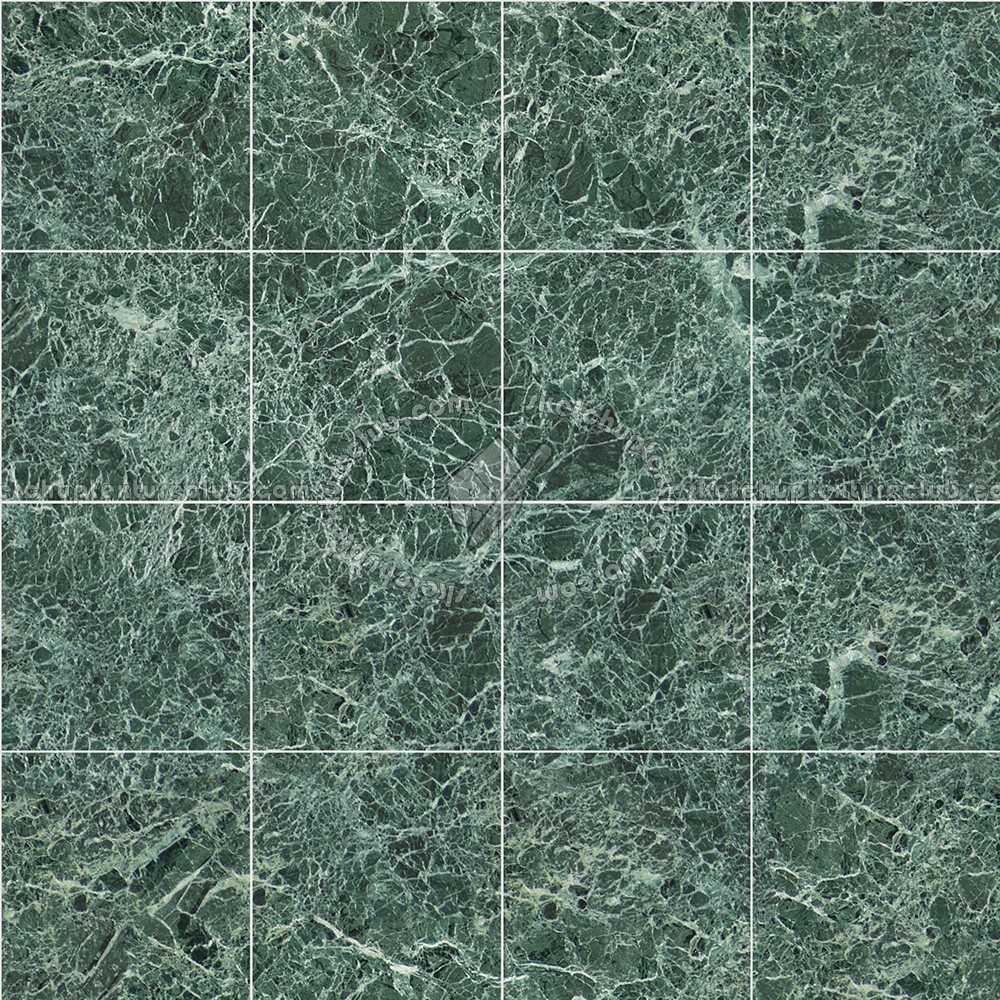 Green marble floor tile texture seamless 14423