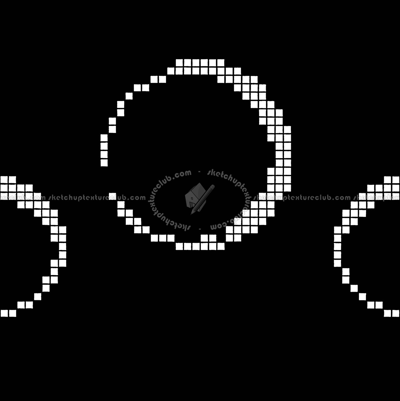 Textures - ARCHITECTURE - TILES INTERIOR - Mosaico - Classic format - Patterned - Mosaico patterned tiles texture seamless 15027 - Mask