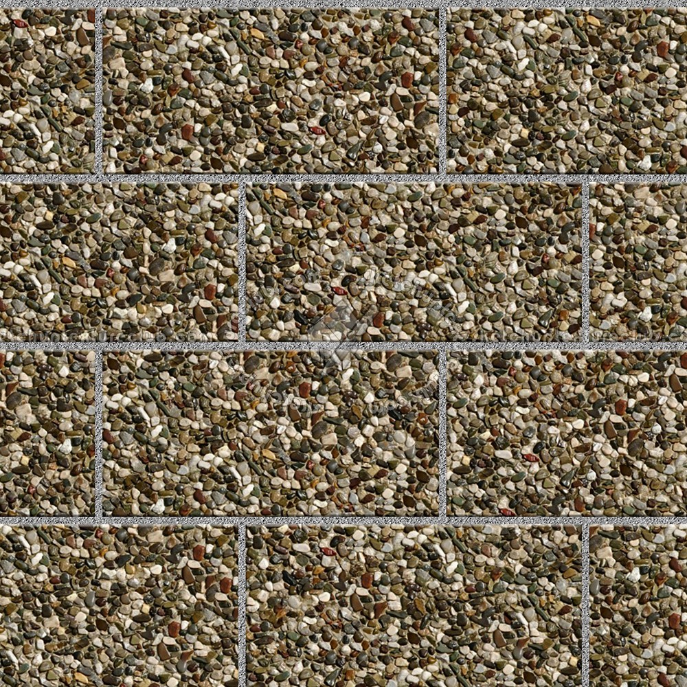 Textures - ARCHITECTURE - PAVING OUTDOOR - Washed gravel - Washed gravel paving outdoor texture seamless 17852 (seamless)