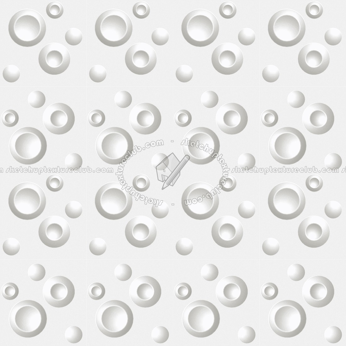 Textures   -   ARCHITECTURE   -   DECORATIVE PANELS   -   3D Wall panels   -   White panels  - White interior 3D wall panel texture seamless 02929 (seamless)