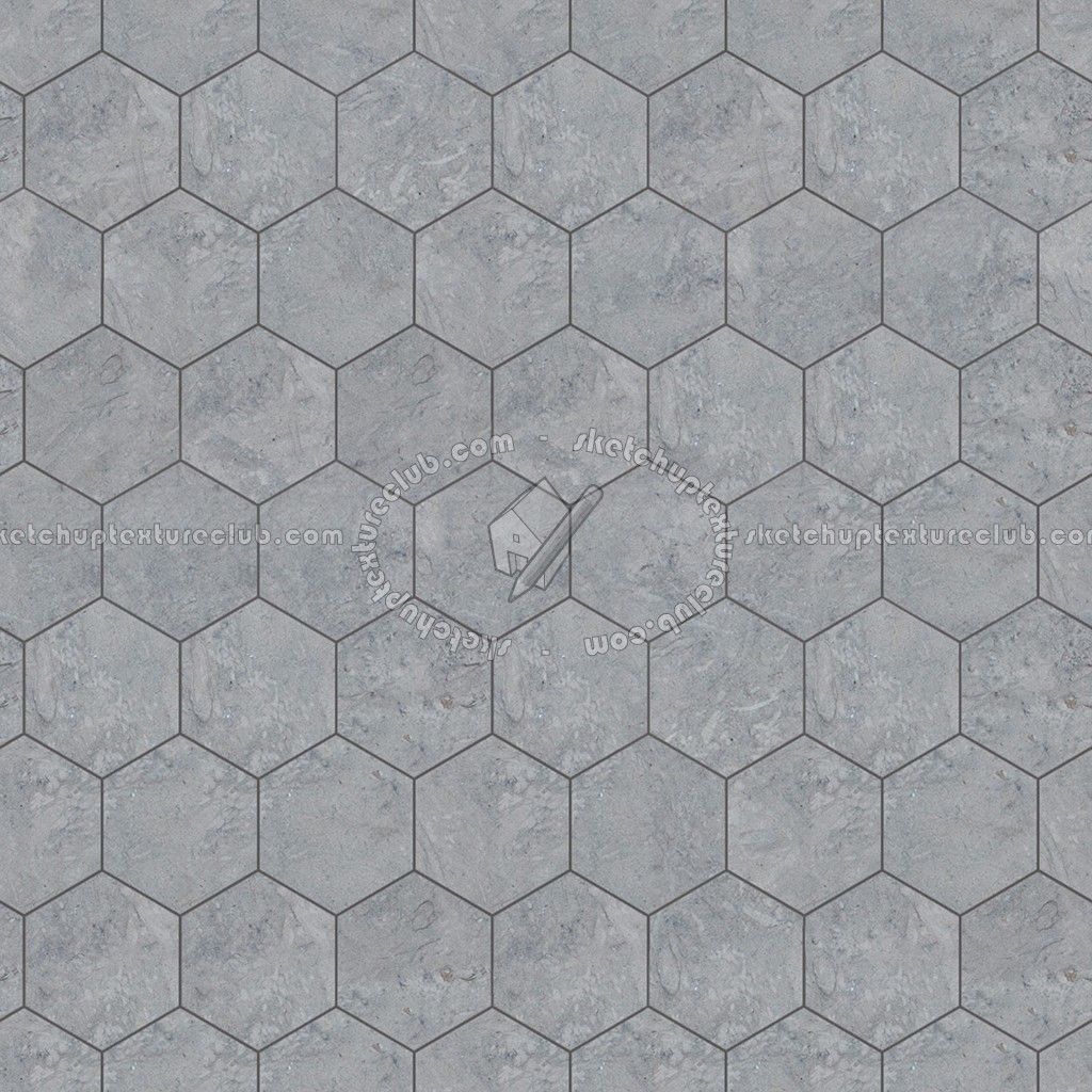 Textures - ARCHITECTURE - PAVING OUTDOOR - Hexagonal - Marble paving outdoor hexagonal texture seamless 05984 (seamless)
