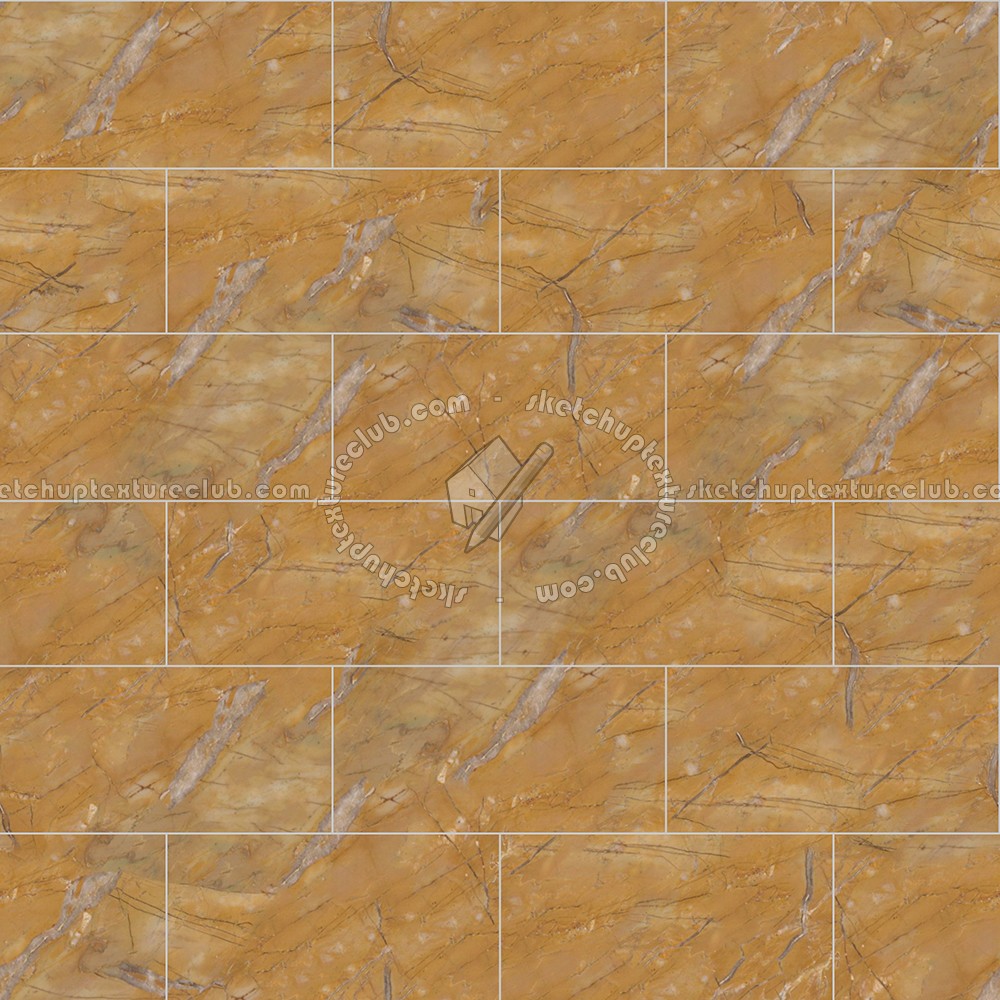 Textures   -   ARCHITECTURE   -   TILES INTERIOR   -   Marble tiles   -   Yellow  - Siena yellow marble floor tile texture seamless 14897 (seamless)