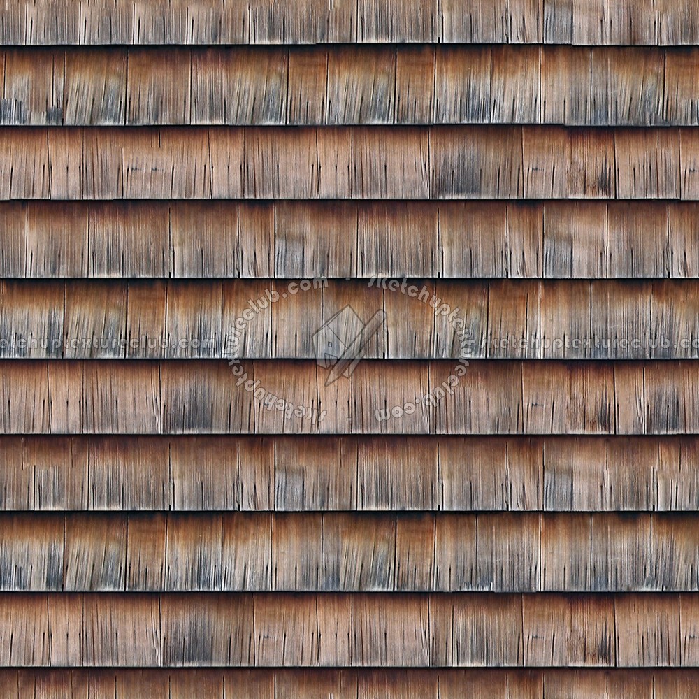 Textures   -   ARCHITECTURE   -   ROOFINGS   -   Shingles wood  - Wood shingle roof texture seamless 03780 (seamless)